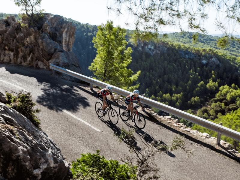 Cycling en Mallorca.